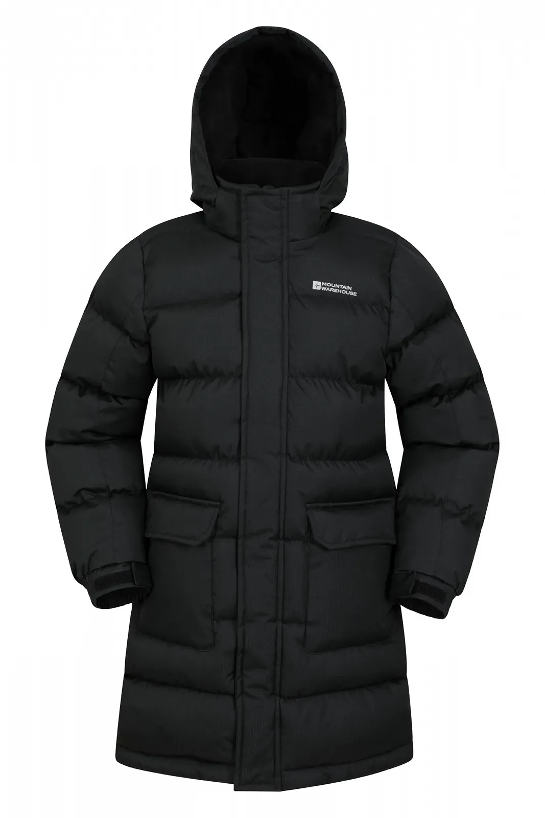 Куртка Утеплена Водонепроникна Подовжена Mountain Warehouse Дитяча Кишені на Блискавці, Знімний Капюшон, фото №3