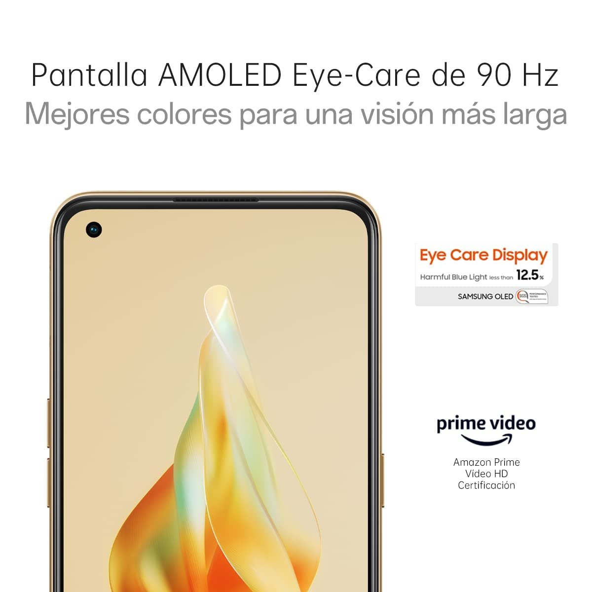 Смартфон Oppo Reno 8T 8GB+128GB 100MP+2MP 5000mAh 33W Dual Nano SIM Orange, фото №6