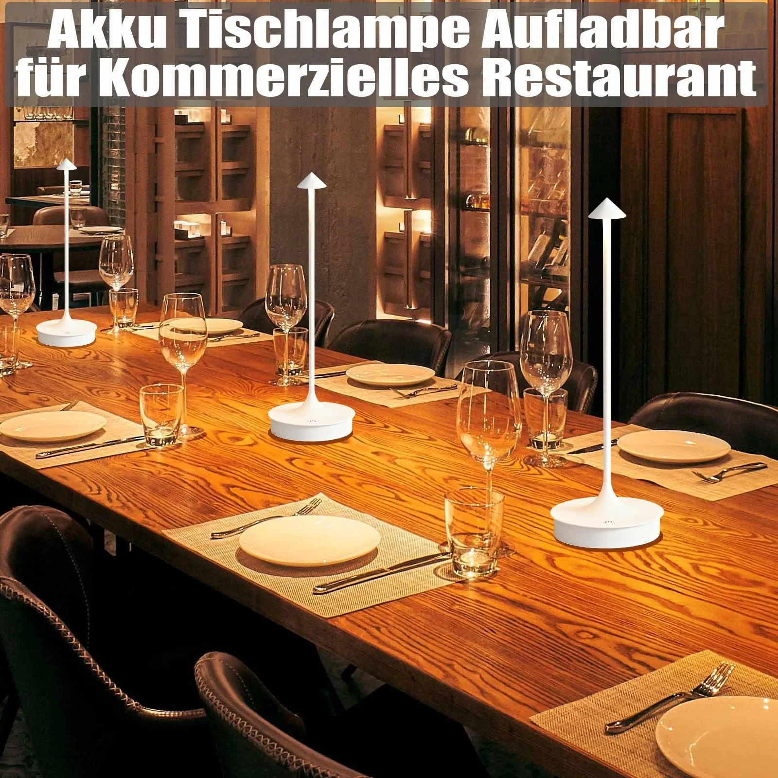 Настольная лампа Leomix LED беспроводная аккумуляторная 4000 мАч сенсорная диммируемая IP54, фото №5