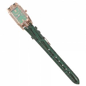 Часы женские кварцевые PartyKindom с римскими цифрами зеленые - Фото 1