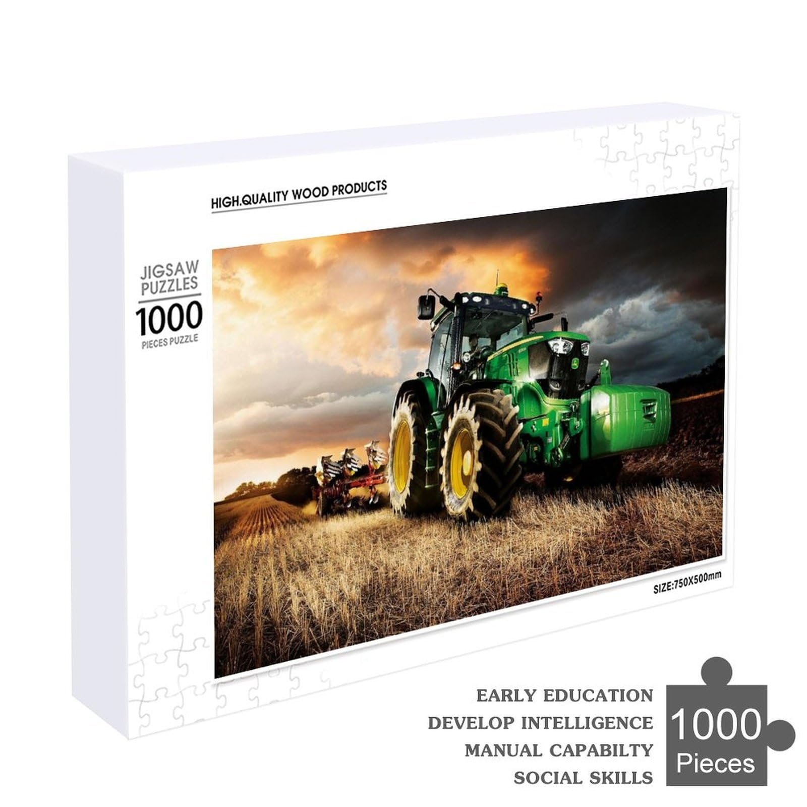 Пазл Tractor 1000 елементів Дерев’яний 75 x 50 см, фото №2