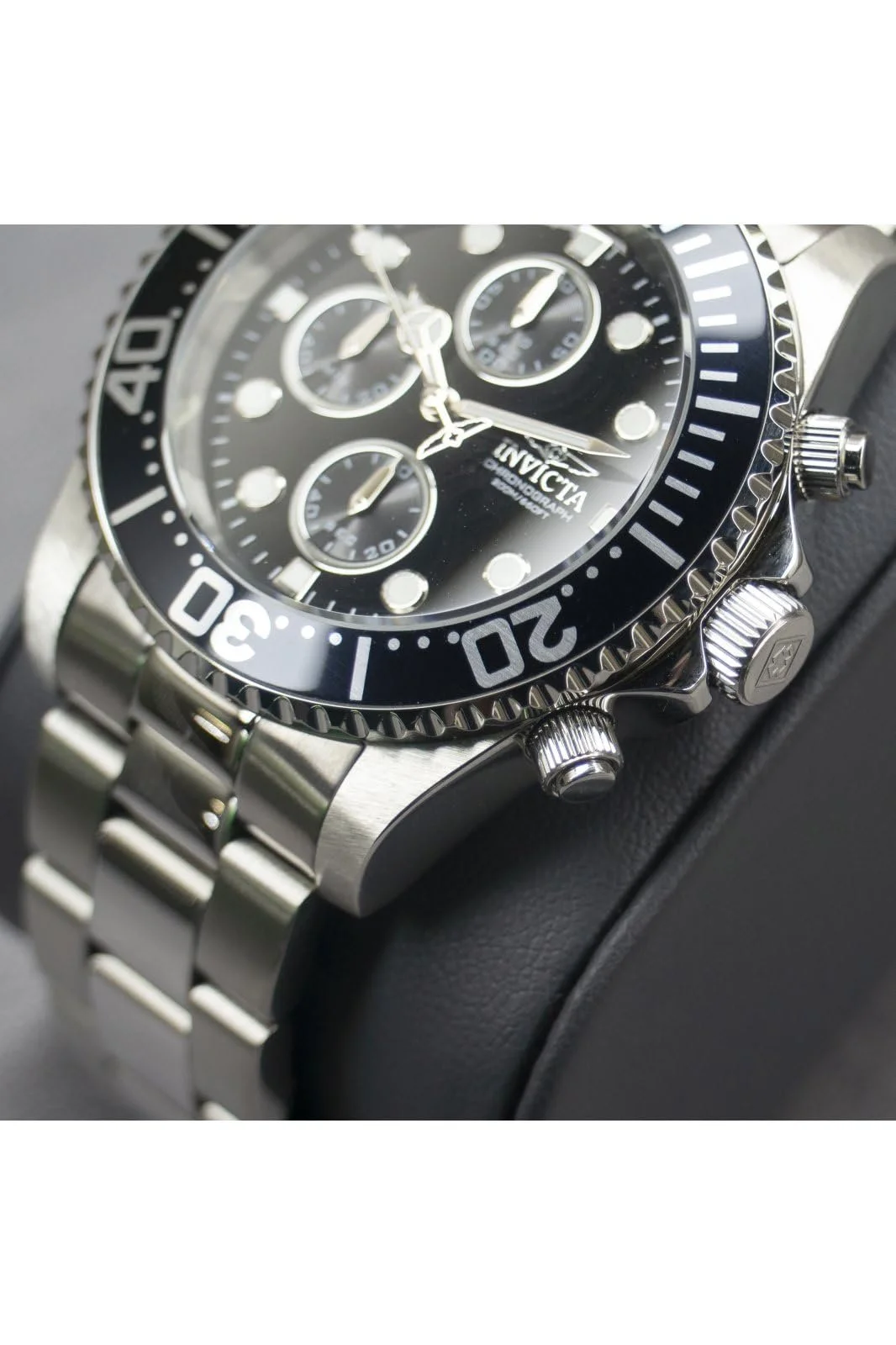 Часы наручные Invicta Pro Diver Мужские 1768 Кварцевые Черный циферблат, нержавеющая сталь, фото №6 Часы наручные Invicta Pro Diver Мужские 1768 Кварцевые Черный циферблат, нержавеющая сталь, фото №6