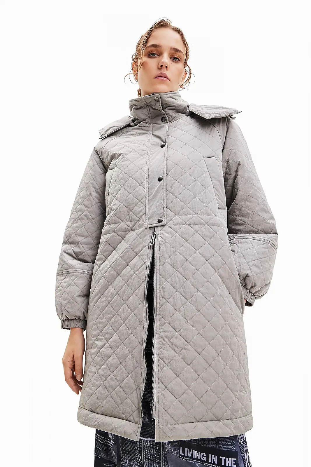 Пальто Desigual Denmark Жіноче Утеплене Довге, фото №2