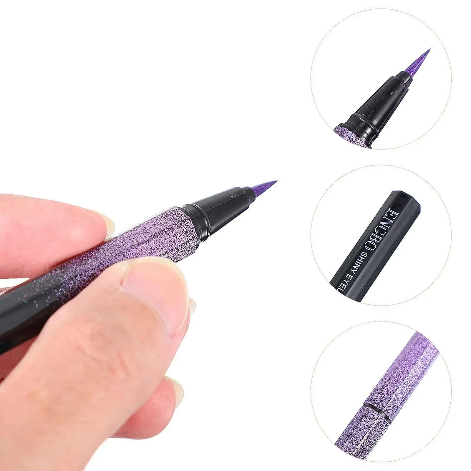 Підводка Beaupretty фіолетового кольору, водостійка, з блискітками., фото №7 Підводка Beaupretty фіолетового кольору, водостійка, з блискітками., фото №7