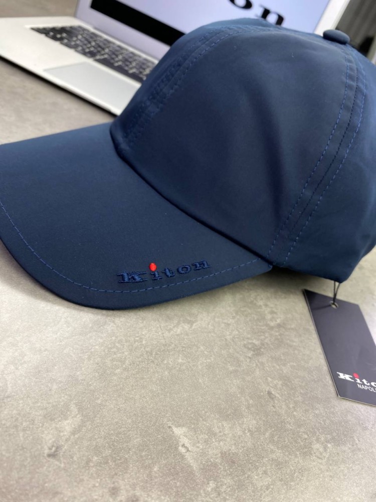 Кепка Kiton темно-синяя gu574, фото №6 Кепка Kiton темно-синяя gu574, фото №6