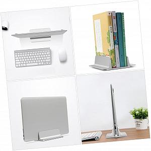 Вертикальная Подставка для ноутбука Operitacx Серебристая synthetic.ua - Фото 1