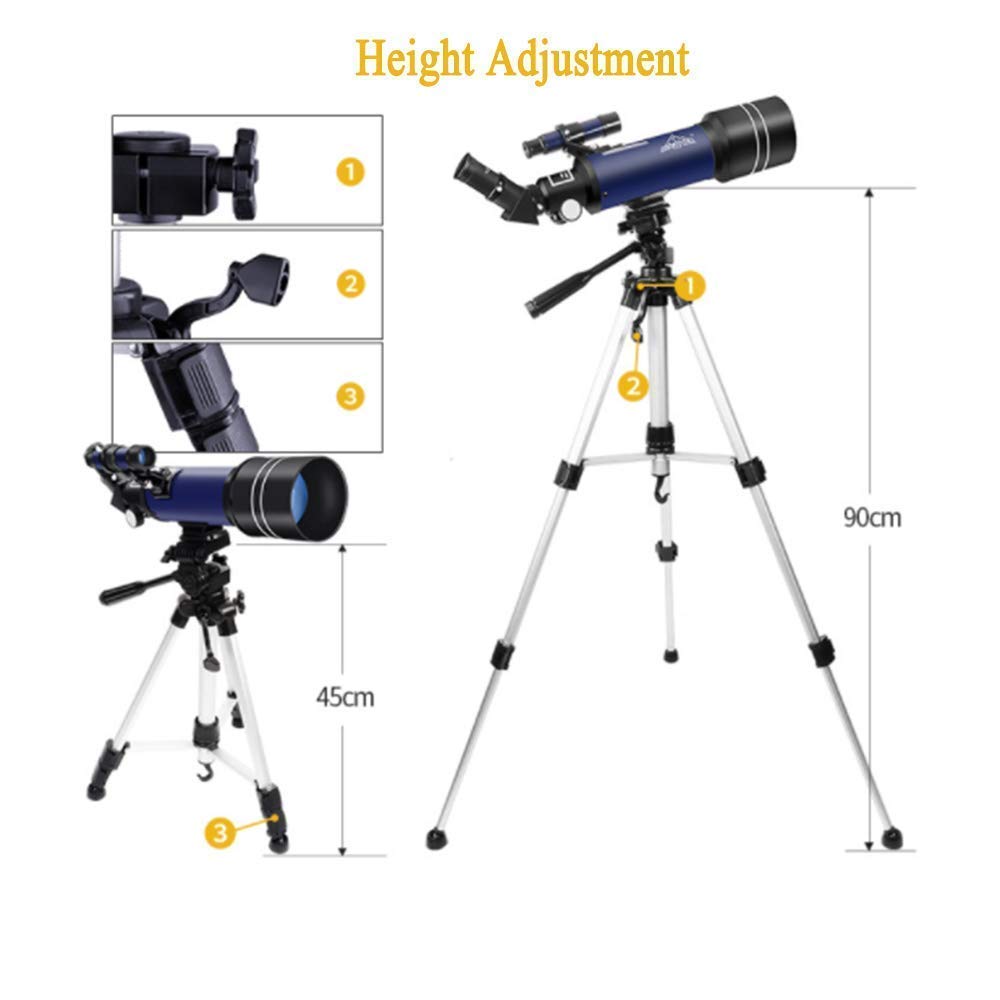 Монокуляр Practical Telescope 2060x80 Prism для концертов для активного отдыха голубой, фото №4