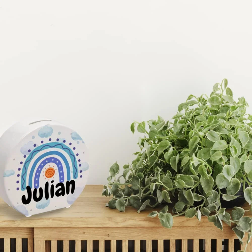 Скарбничка Rainbow Персоналізована Акварельна, фото №5