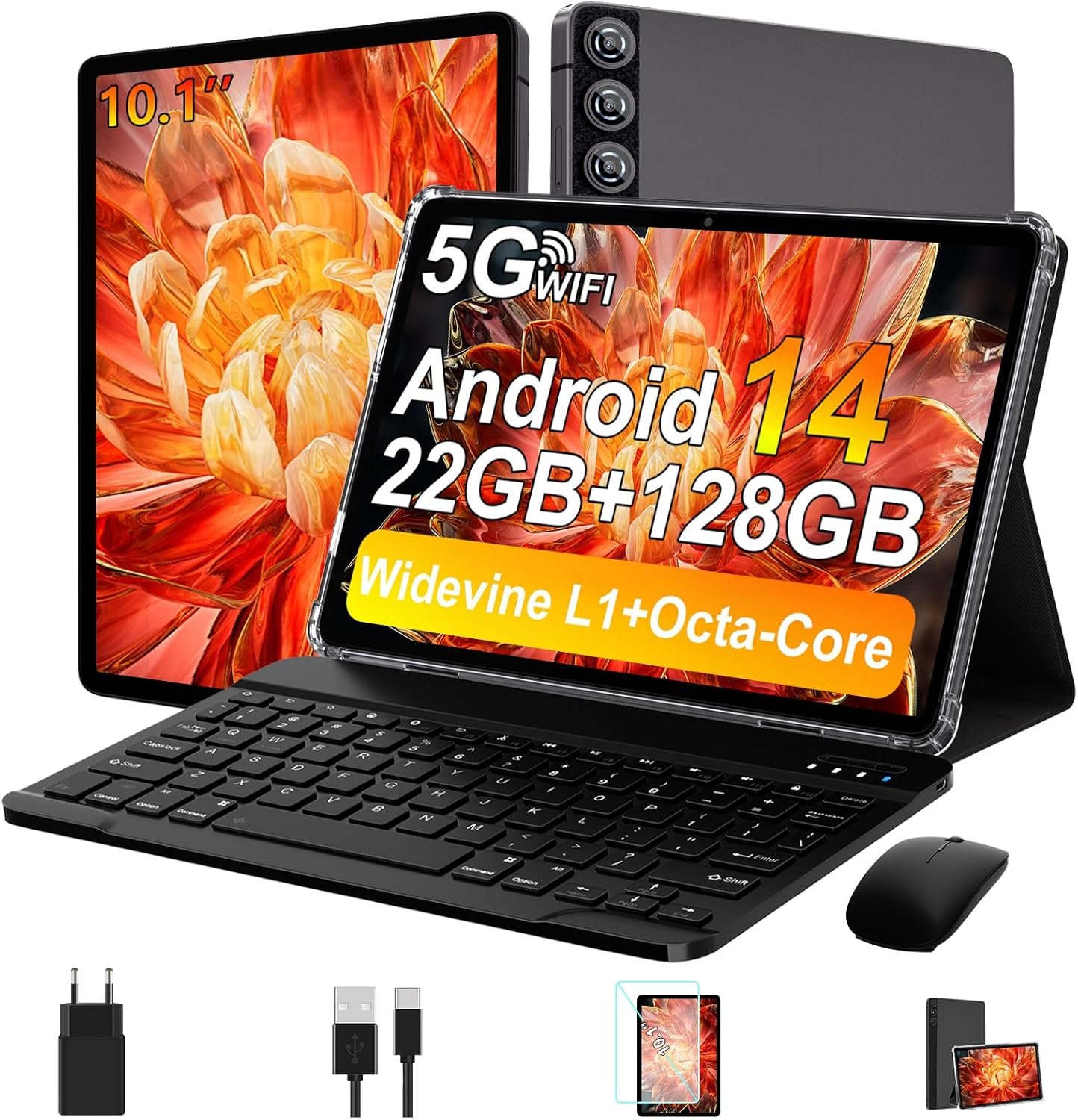Планшет 10.1" ZIOVO Z118 6+16/128Gb Android 14 8000 mAh Сірий, фото №1