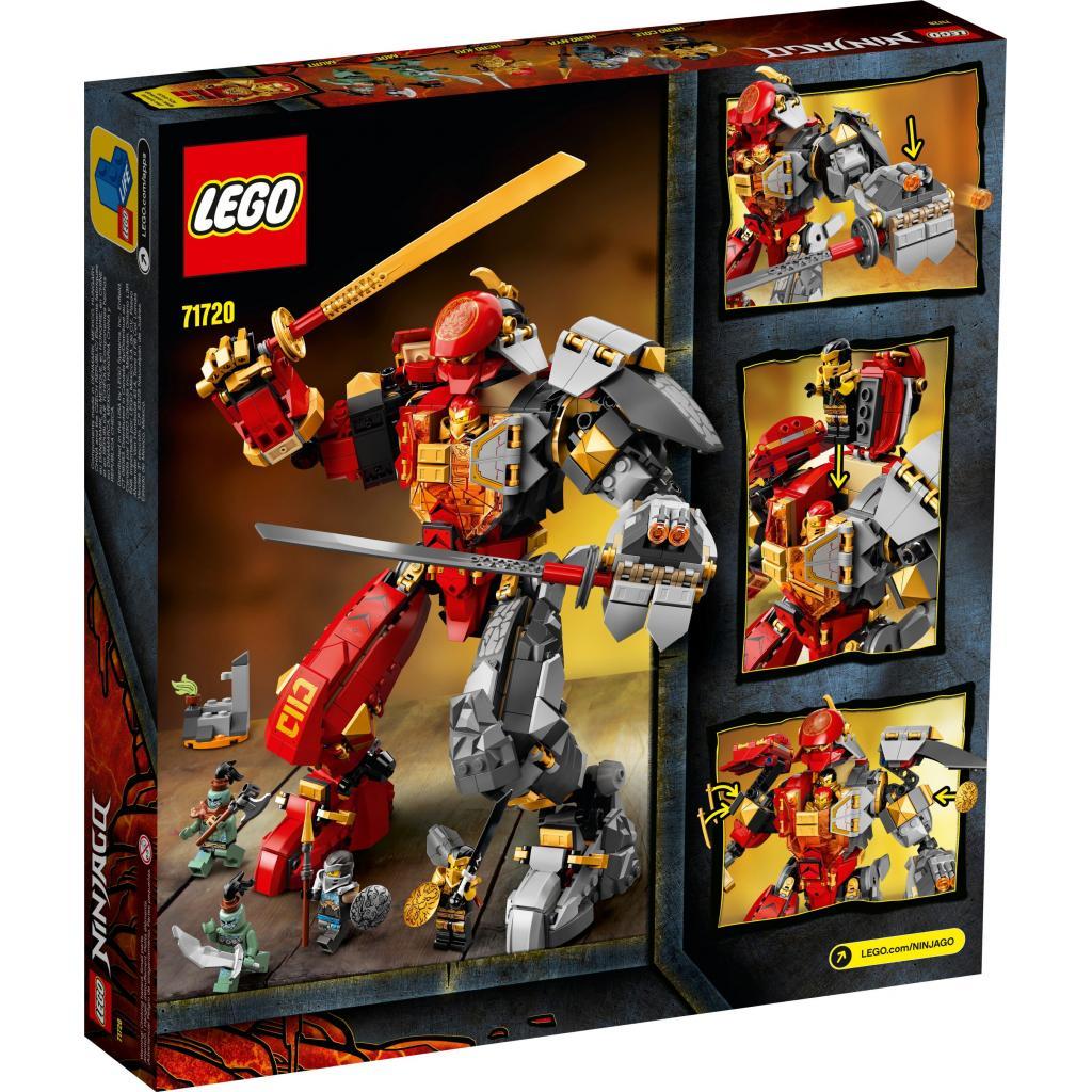 Конструктор LEGO Ninjago Кам'яний робот вогню 968 деталей 71720, фото №8