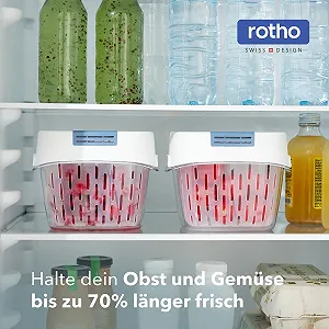 Ємність для зберігання Rotho Dynamic Box 1.6 л з 4 змінними фільтрами 15.5 x 15.5 x 12.3 см Білий synthetic.ua - Фото 1