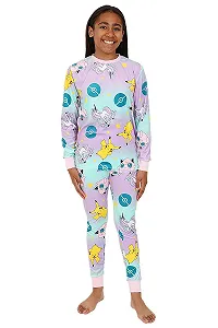 Комплект пижамы Флис Pikachu Girls Pokemon Розовый synthetic.ua - Фото 1