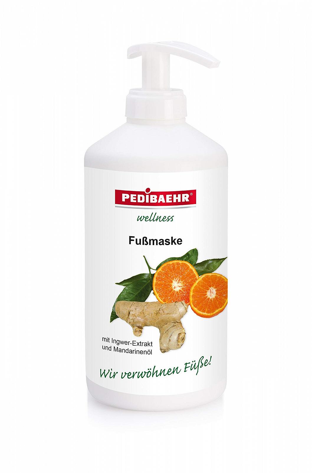 Маска для ніг Pedibaehr з олією мандарина та імбиром 500 мл, фото №1
