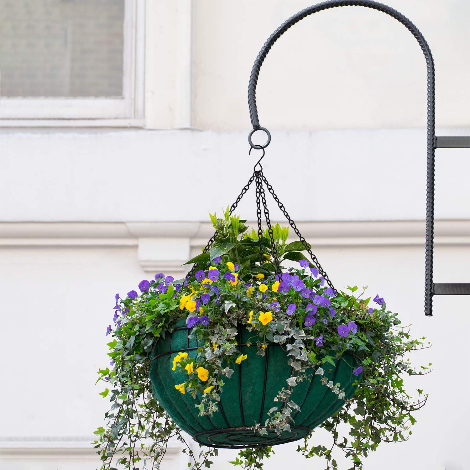 Подвесные цепи FEPITO 10 дюймов металлические с зажимами 12 шт. Черные, фото №6