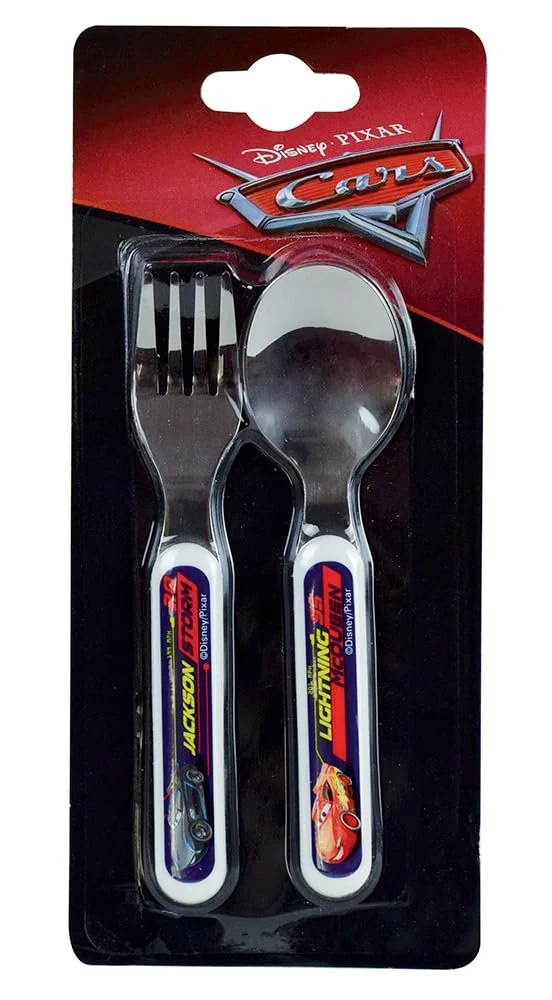 Детский набор посуды Сars Disney: стакан 220 мл, суповая тарелка диаметром 16 см, стакан с соломинкой 400 мл и 2 набора с 2 крышками высотой 13,5 см многоразовый, фото №4