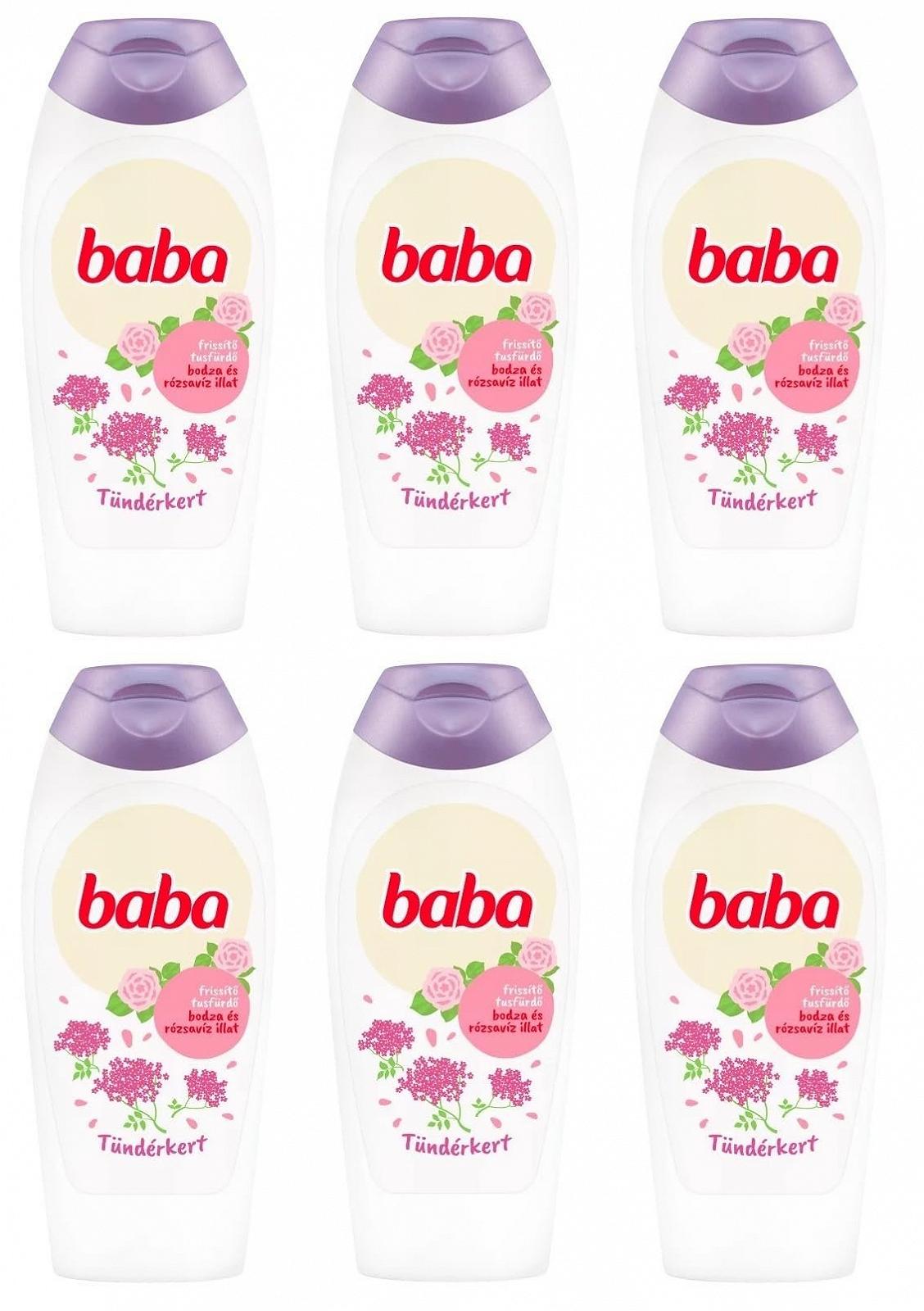 Гель для душу BABA Fairy Garden Elderberry & Rose Water 6 x 400 мл, фото №1 Гель для душу BABA Fairy Garden Elderberry & Rose Water 6 x 400 мл, фото №1