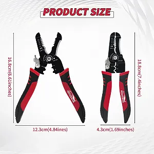 Стриппер для проводов 10-22 AWG 5 штук с предохранительным замком synthetic.ua - Фото 1