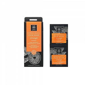 Маска для обличчя Apivita Radiance з апельсином 2x8 мл - Фото 1