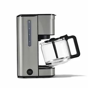 Фильтр-кофеварка Tchibo Let's Brew Elegant 1.25 л на 10 чашек Нержавеющая сталь synthetic.ua - Фото 1