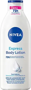 Лосьон для тела NIVEA Express Увлажняющий с гиалуроном, морскими минералами и сывороткой NIVEA Deep Care Serum 400 мл - Фото 1
