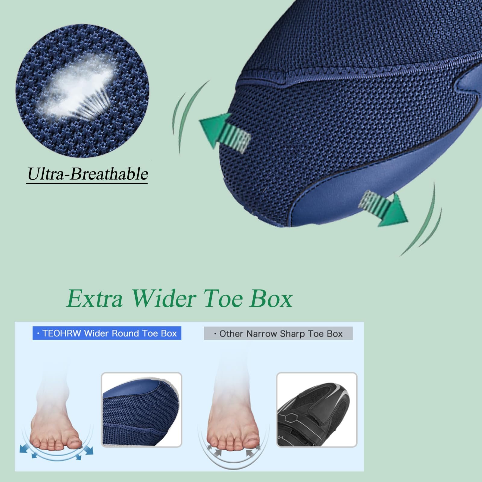 Чоловічі діабетичні кросівки широкої посадки з регульованою застібкою для набряклих ніг, фото №4