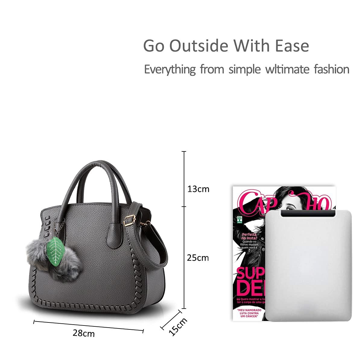 Стильная женская сумка из PU кожи Nicole&Doris Ретро Сумка с верхней ручкой Офисная женская сумка на плечо для женщин, фото №5 Стильная женская сумка из PU кожи Nicole&Doris Ретро Сумка с верхней ручкой Офисная женская сумка на плечо для женщин, фото №5