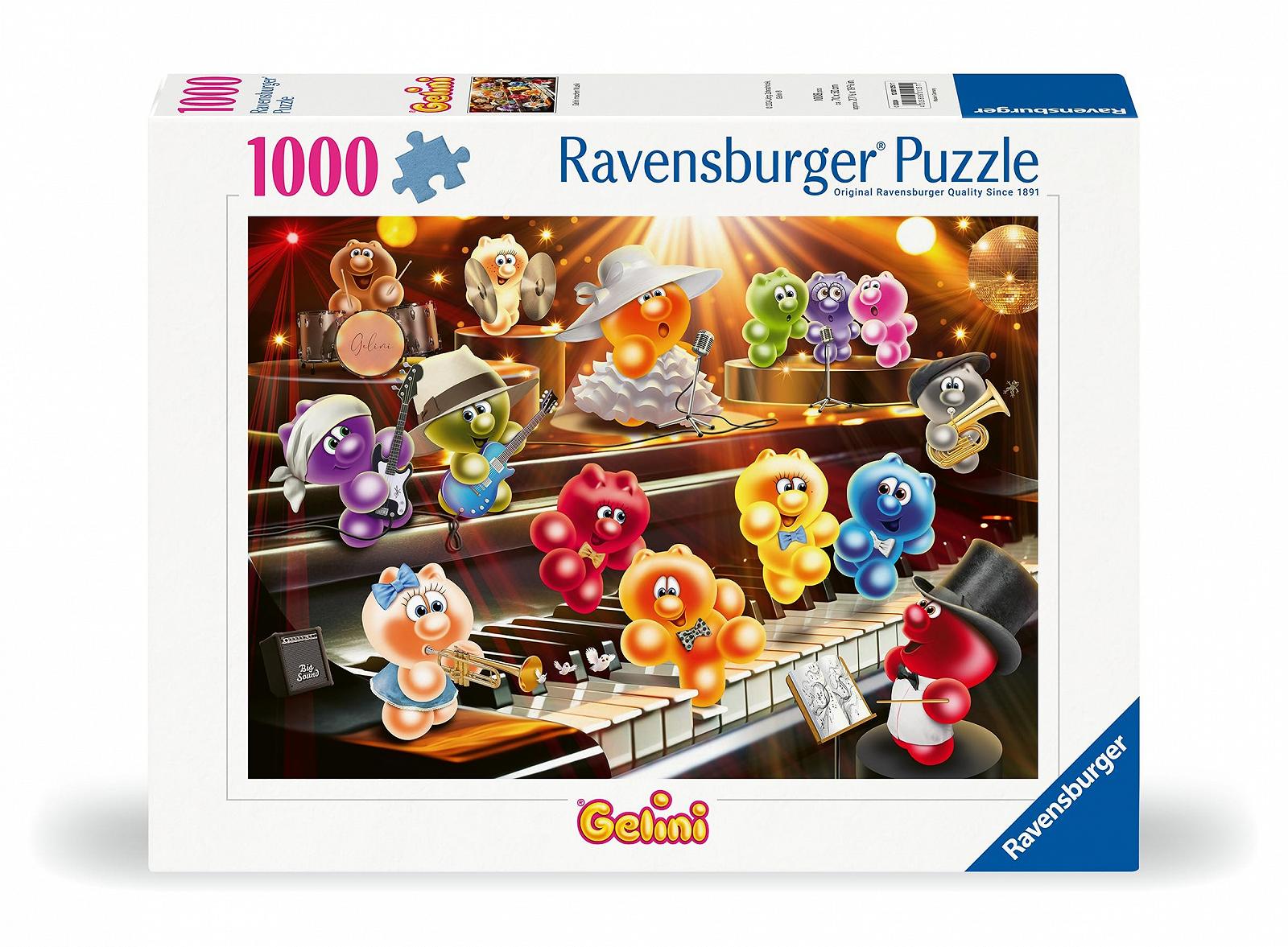 Пазл Ravensburger 12001251 Gelini Make Music 1000 деталей, фото №2