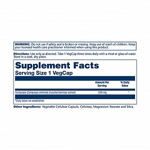 Cordyceps Mushroom 520mg 100 vcaps