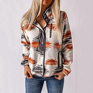 Зимняя куртка Женская Мягкая Boho Polar Флисовая куртка на полной молнии Классический крой synthetic.ua - Фото 1