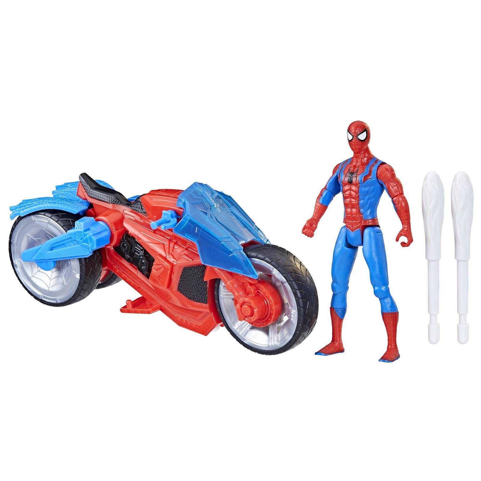 Фігурка Людина-павук Marvel з мотоциклом Web motorcycle, фото №1