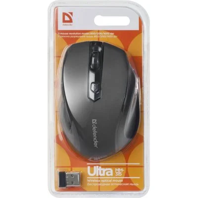 Мышка Defender Ultra MM-315 Wireless Black (52315), фото №6 Мышка Defender Ultra MM-315 Wireless Black (52315), фото №6
