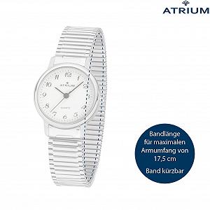 Жіночий годинник Atrium A43-50, аналоговий, кварцовий, нержавіюча сталь, сріблястий колір, браслет synthetic.ua - Фото 1