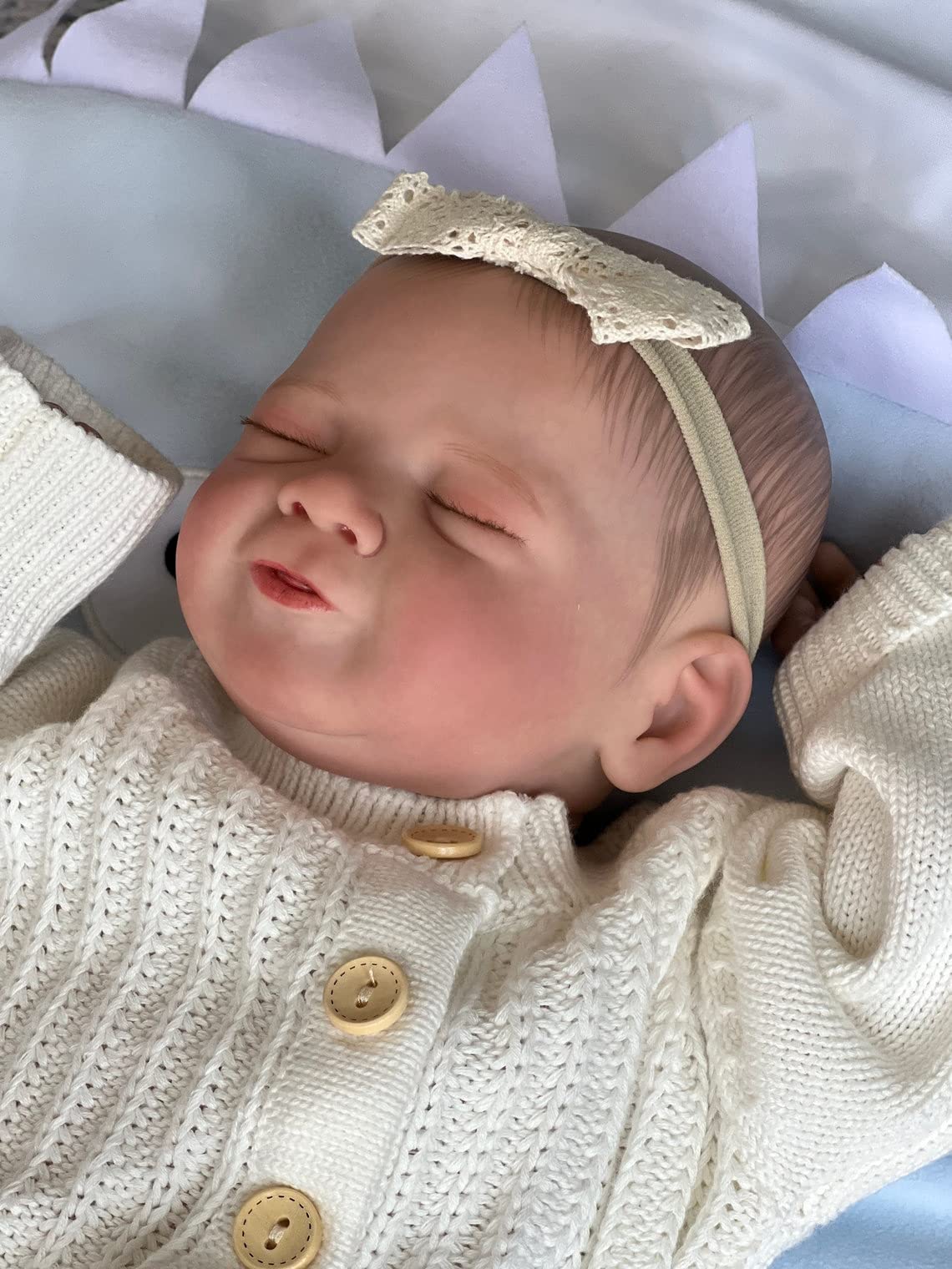 Лялька Zero pam Sleeping Reborn Baby Dolls Реалістична Силіконова Новонароджена Іграшка М'яке Тіло Вінілові Кінцівки, фото №4