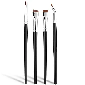Купити Пензель JASSINS Fine Angled Eyeliner 4 Pieces Gel Eyeliner Makeup Brush Set Ultra Thin Precise Fine Tip Tool - Фото 1 Пензель JASSINS Fine Angled Eyeliner 4 Pieces Gel Eyeliner Makeup Brush Set Ultra Thin Precise Fine Tip Tool - Фото 1