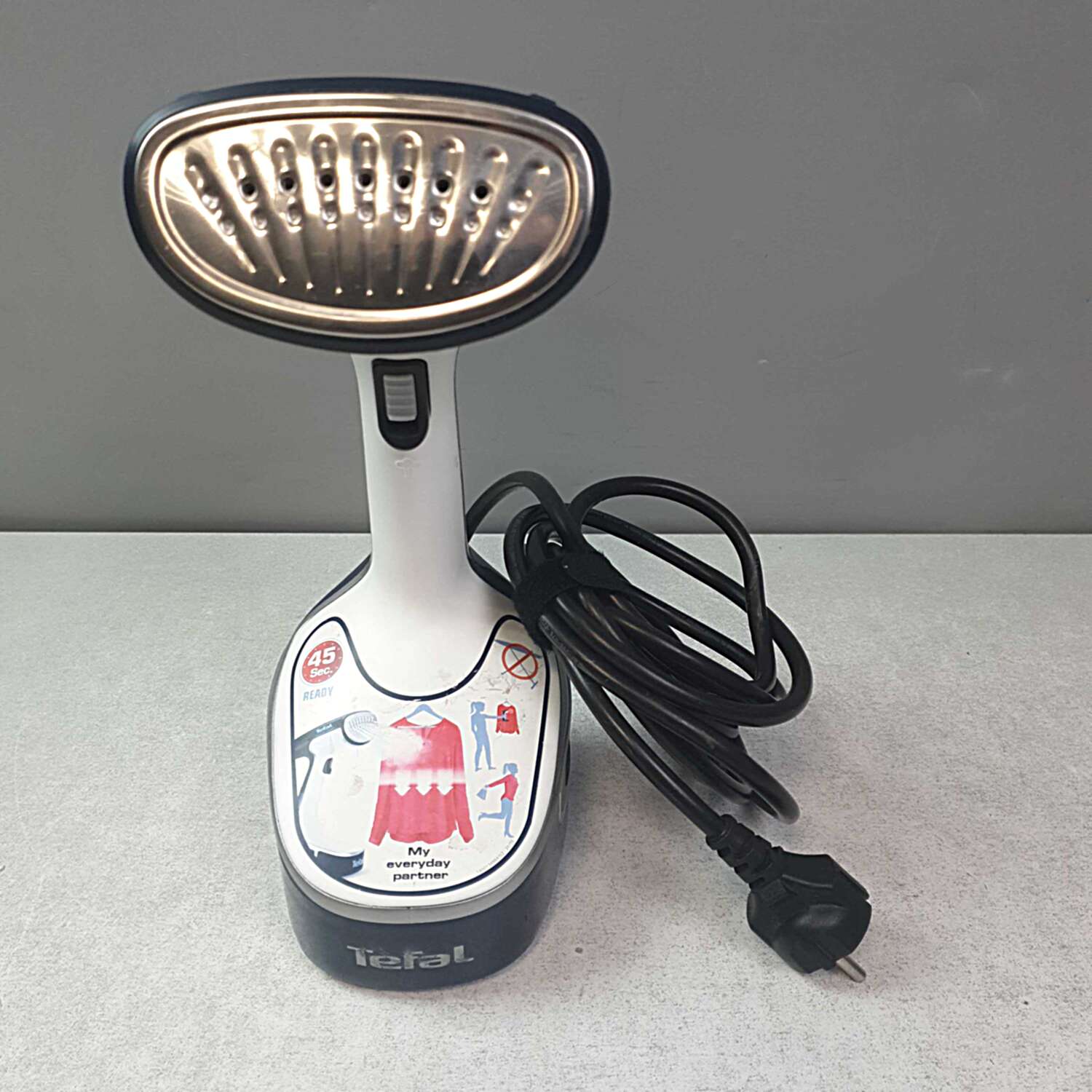 Тефаль Access Steam DR8085 Blue-White, фото №1