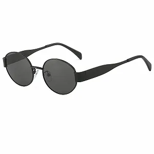 Модні овальні сонцезахисні окуляри Ggpyyon для жінок та чоловіків, ретро круглі - Фото 1