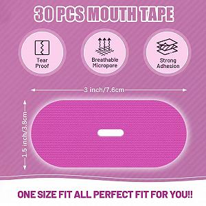 Лента для рта для сна против храпа, 30 дышащих полосок synthetic.ua - Фото 1