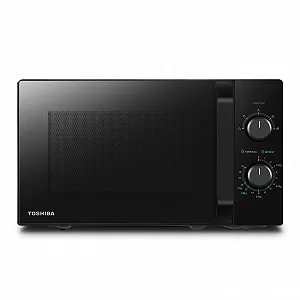 Мікрохвильова піч Toshiba MW2-MM20PF(BK) Solo 20 л 800 Вт Чорна - Фото 1