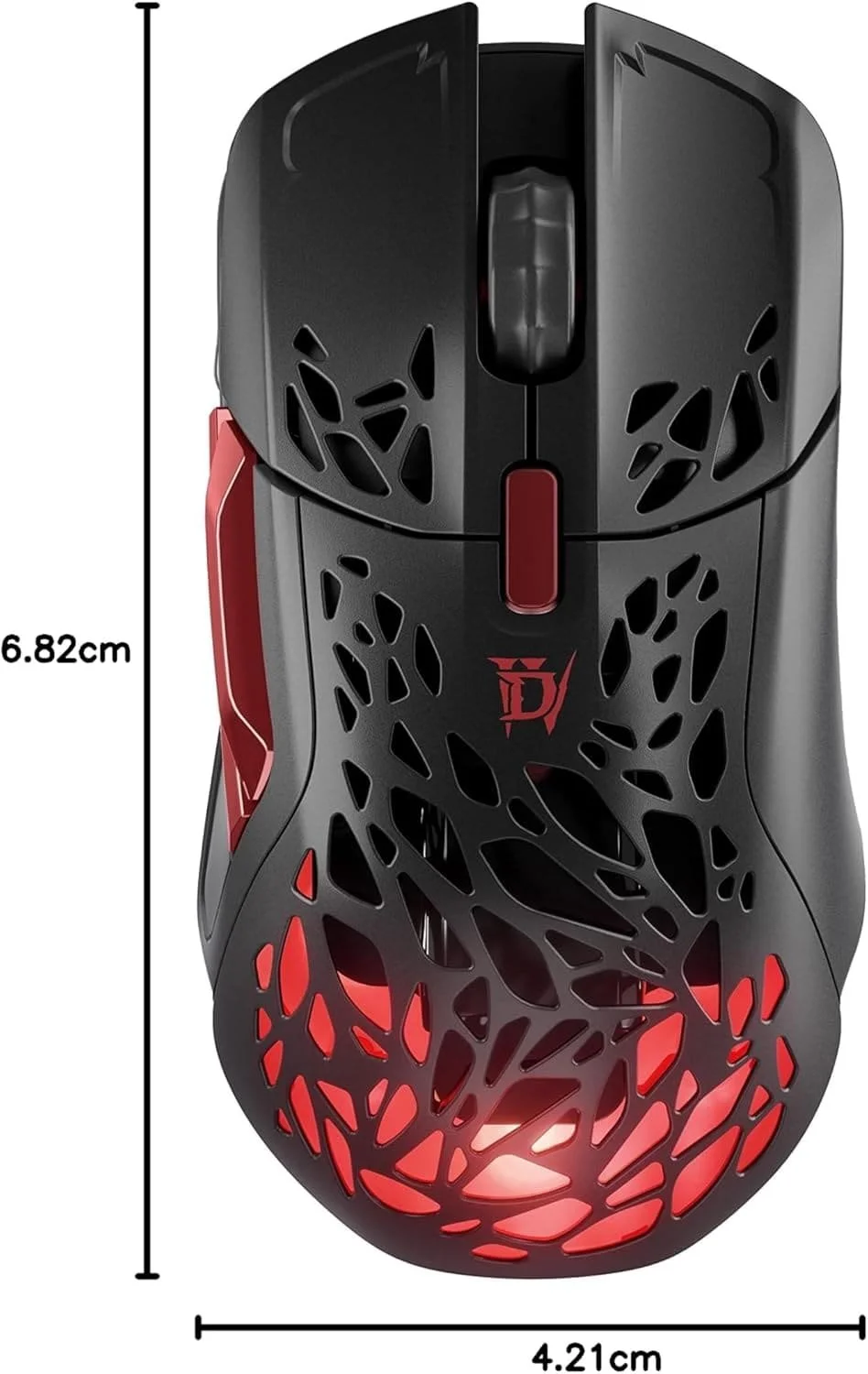 Ігрова бездротова миша SteelSeries Aerox 5 Wireless Diablo Чорна, фото №3