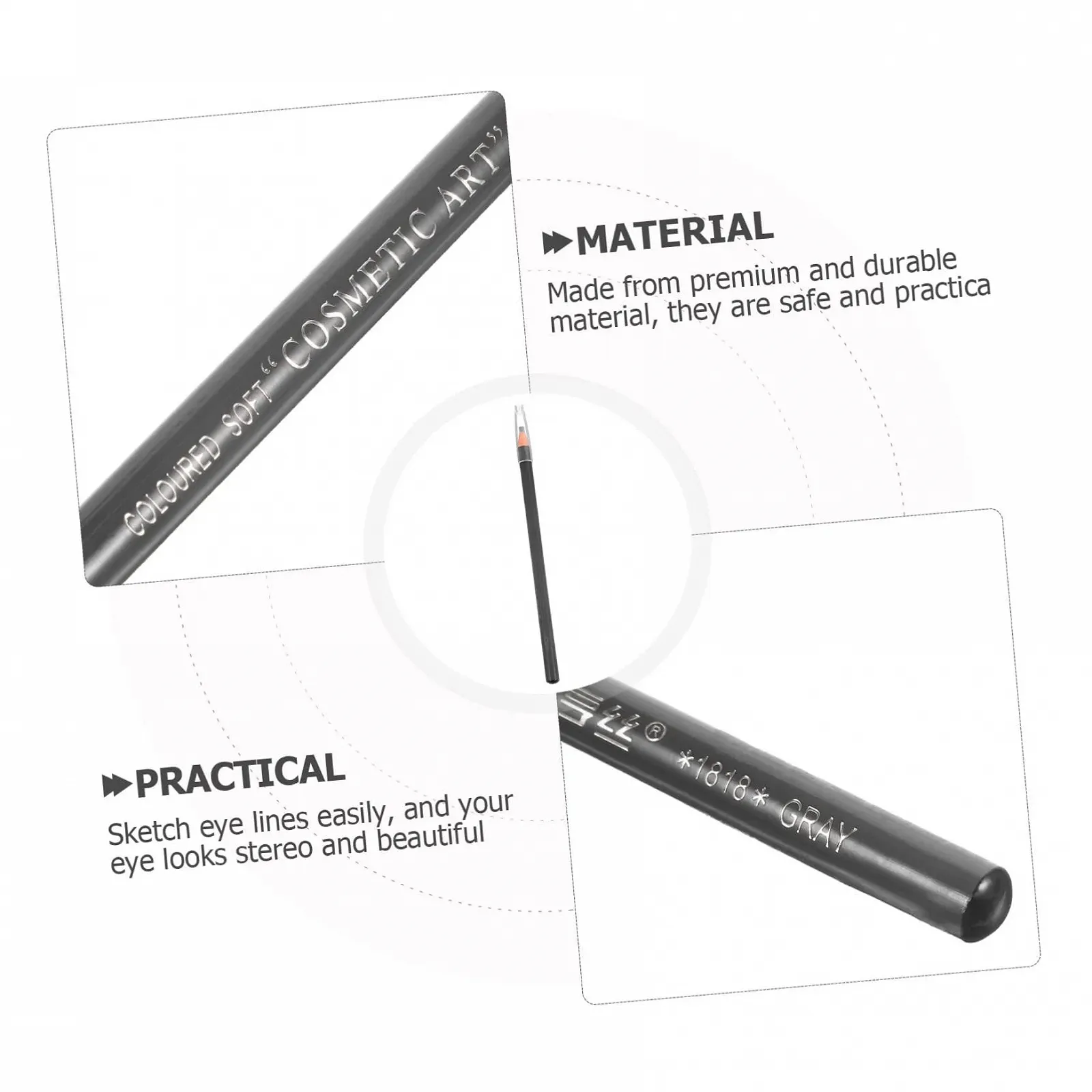 Олівець для очей minkissy, фото №3 Олівець для очей minkissy, фото №3