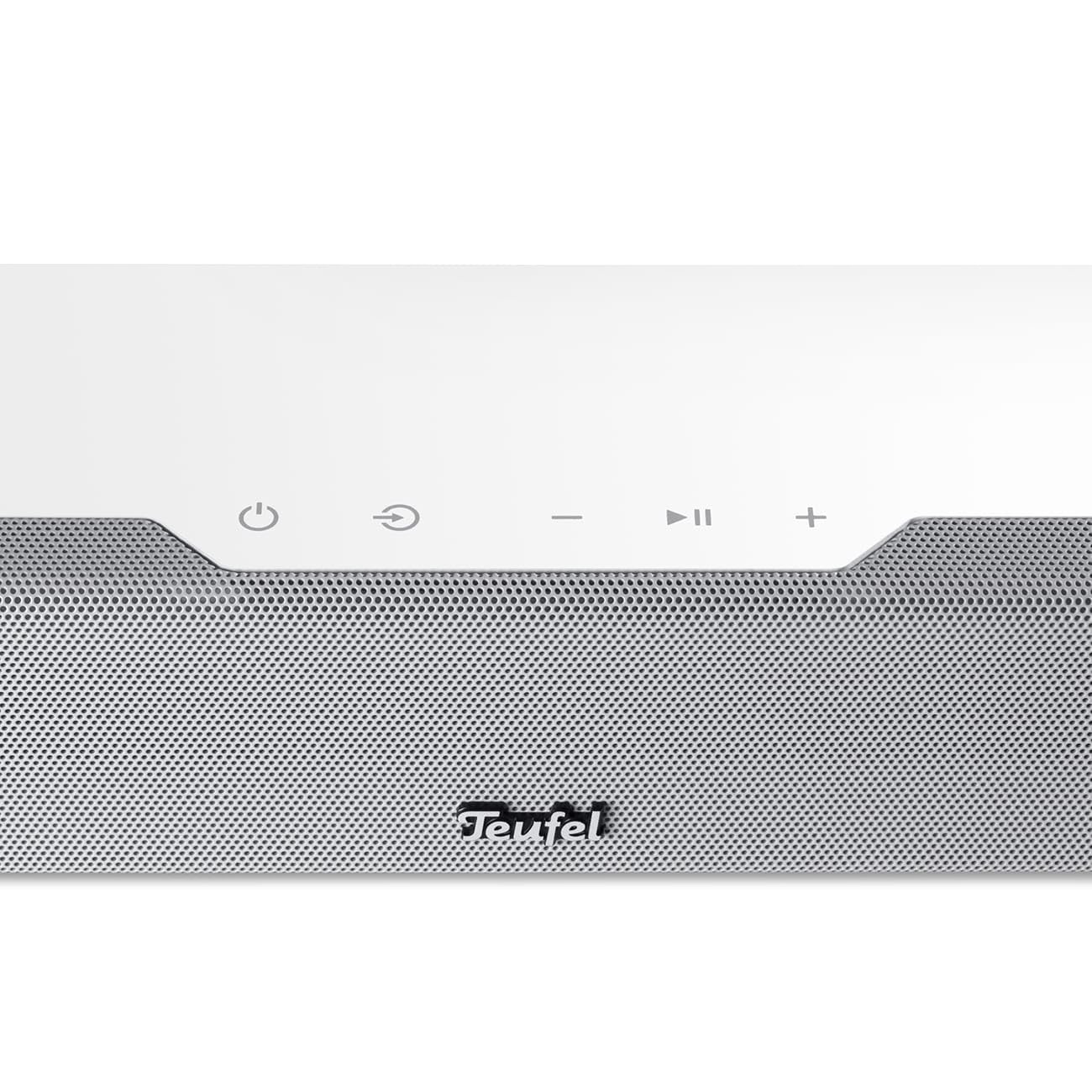 Саундбар Teufel CINEBAR 11-2.1 с беспроводным сабвуфером Dolby Audio Bluetooth 5.0 HDMI 3D ARC CEC 4K пасстроли Dynomore сенсорная панель белый, фото №3 Саундбар Teufel CINEBAR 11-2.1 с беспроводным сабвуфером Dolby Audio Bluetooth 5.0 HDMI 3D ARC CEC 4K пасстроли Dynomore сенсорная панель белый, фото №3