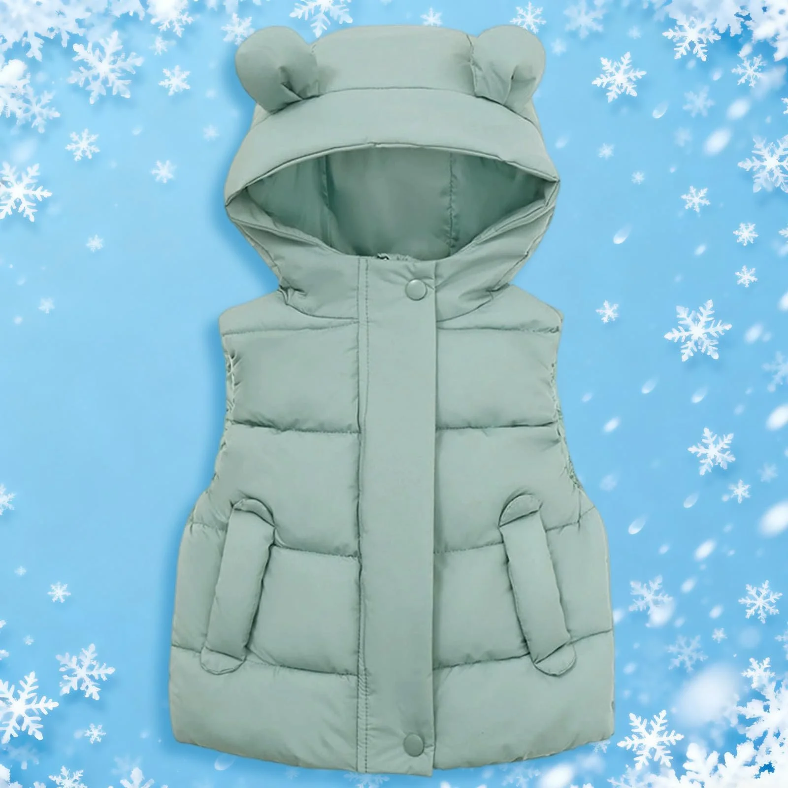 Пуховая жилетка Generisch для мальчиков, легкая, зимняя, фото №2