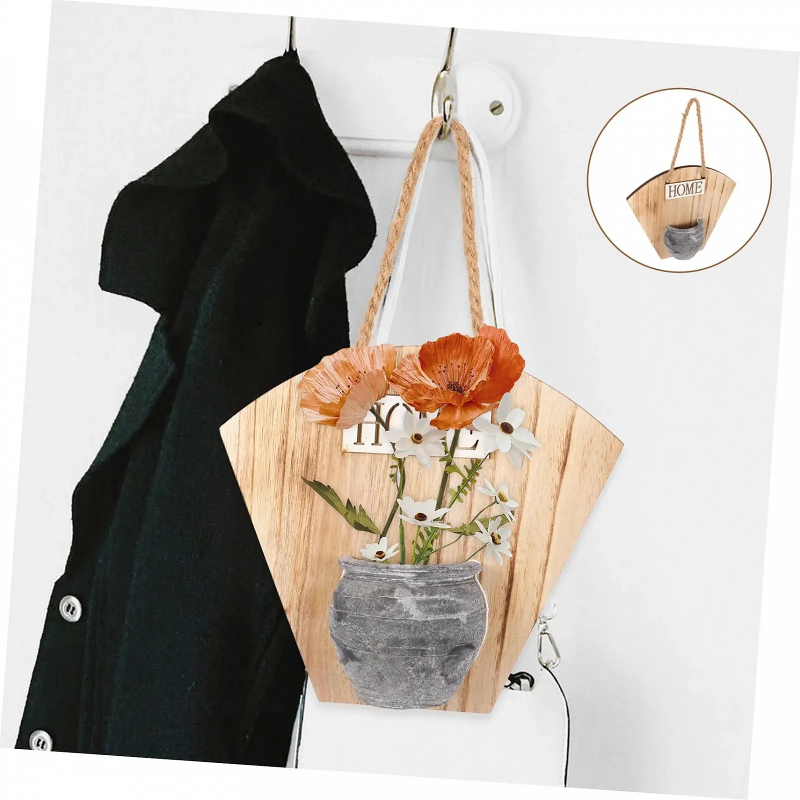 Настінний кошик для рослин HEMOTON дерево, фото №9 Настінний кошик для рослин HEMOTON дерево, фото №9