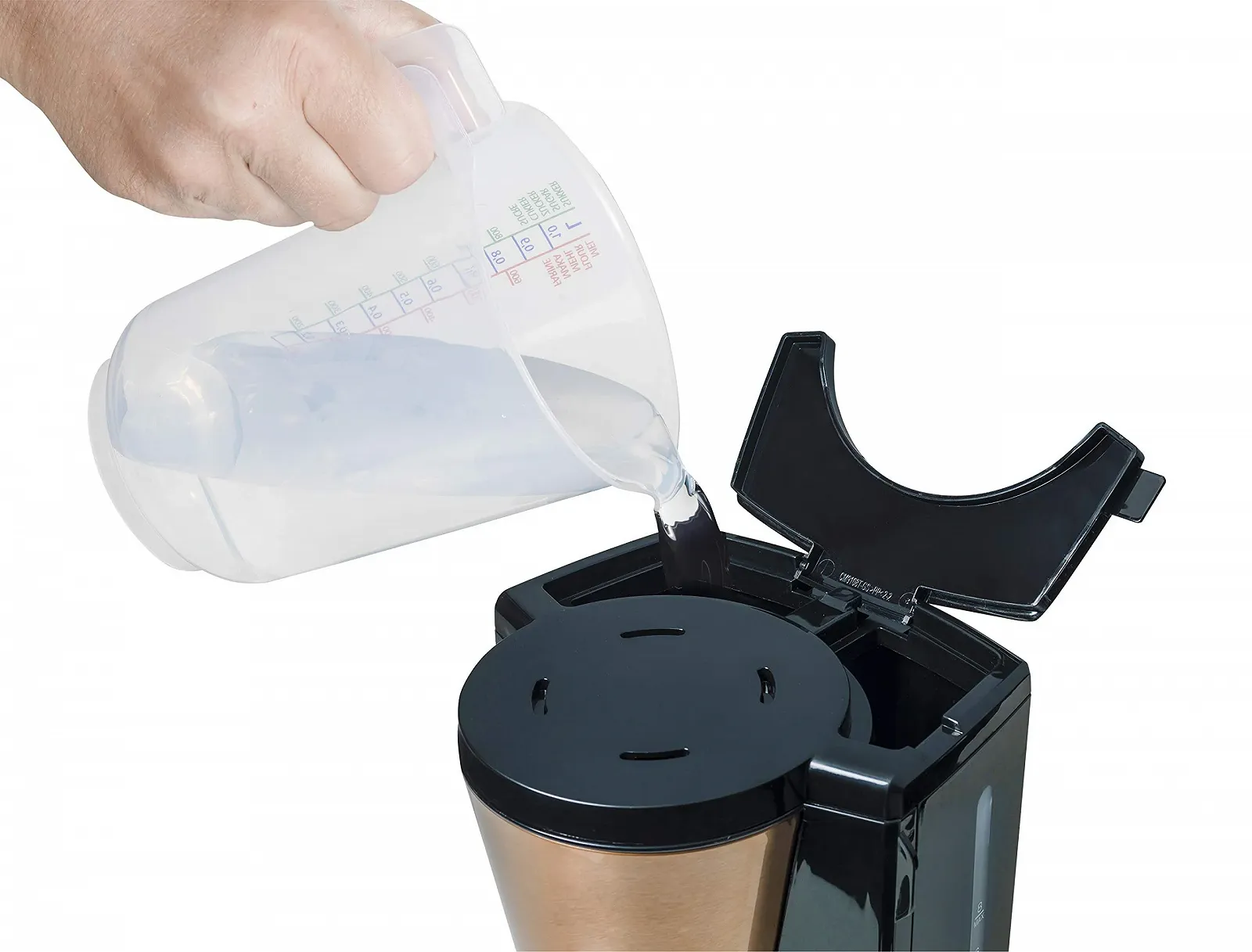 Капельная кофеварка Bestron ACM1000CO 8 чашек Термокувшин 1 L 900 W Медная, фото №4