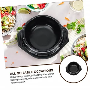 Кастрюля VALICLUD керамическая с термостойкой подставкой для бибимбапа и супа synthetic.ua - Фото 1