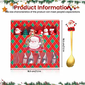 Набор рождественских ложек 12 шт synthetic.ua - Фото 1