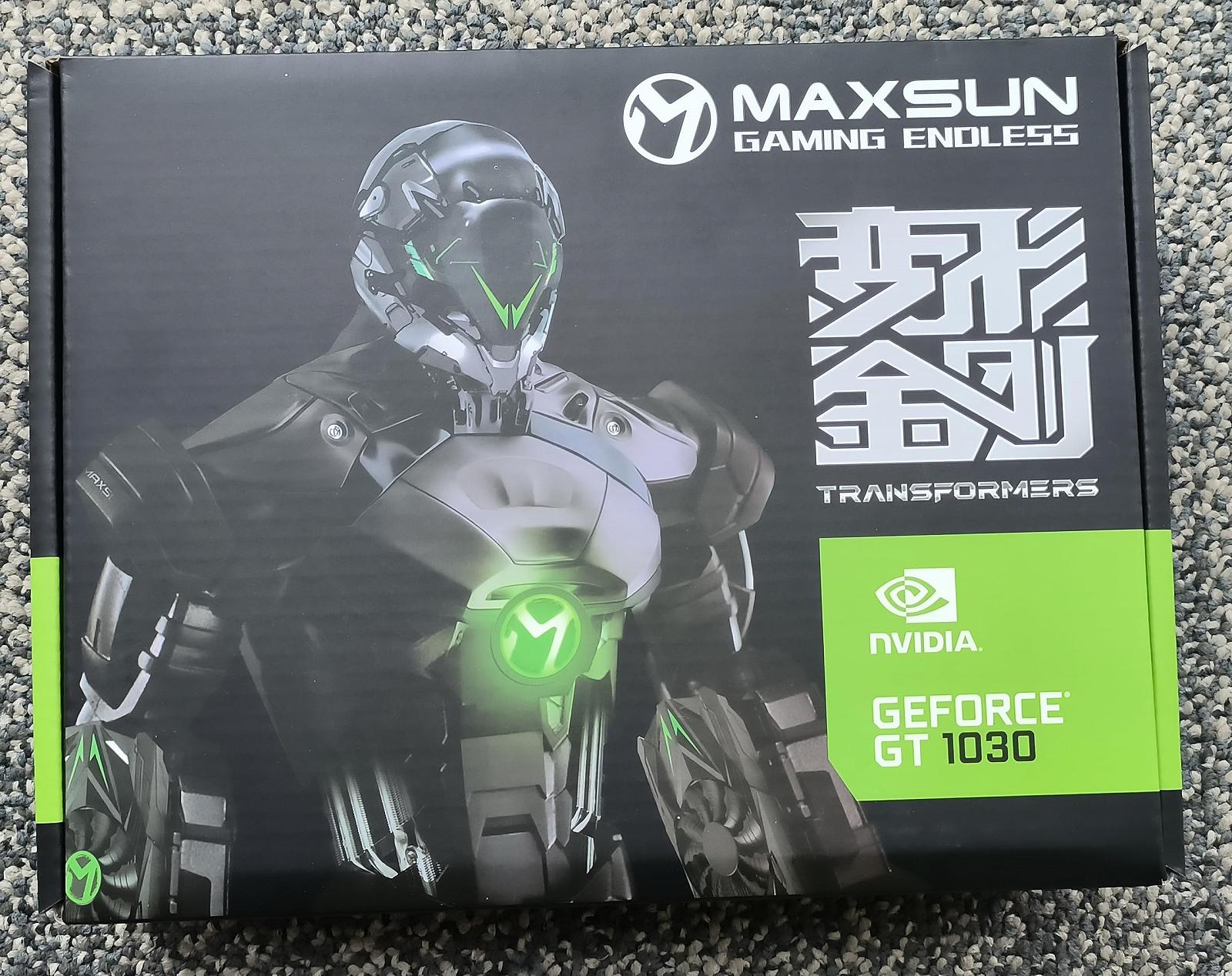 Видеокарта maxsun Geforce GT 1030 2GB GDDR5, фото №6