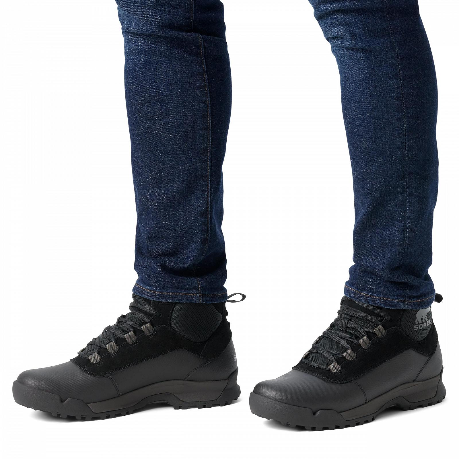 Черевики SOREL Buxton Lite Lace WP чоловічі, низькі, чорні, фото №5
