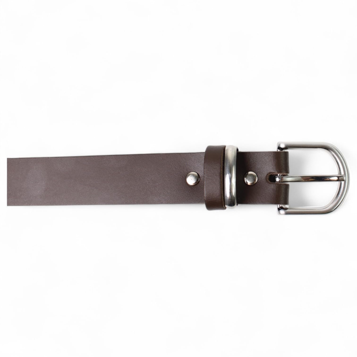 Женский кожаный ремень FRONHOFER 3 cm Satin Silver Buckle Stainless Steel and Leather Loop 19401, фото №3