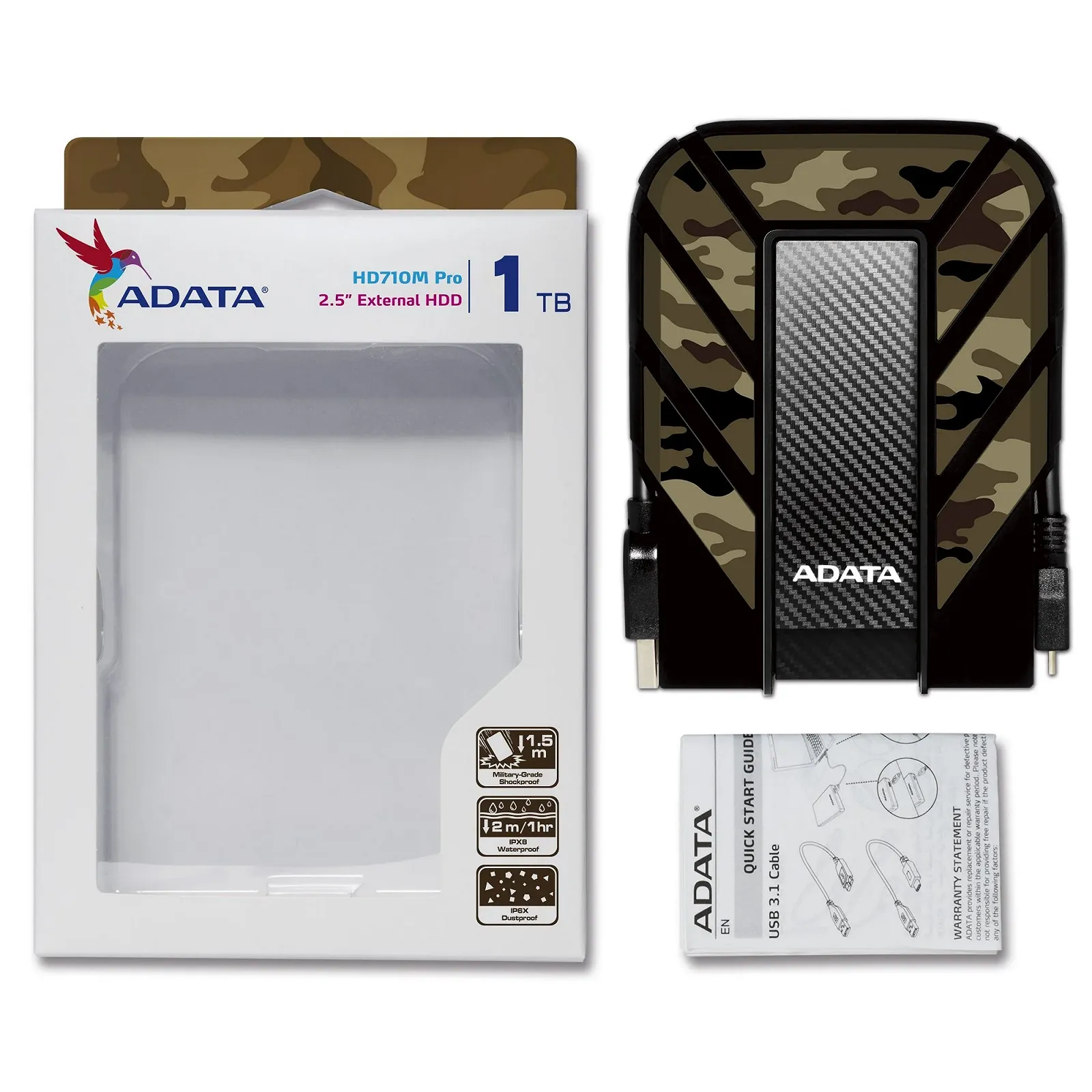 Внешний жесткий диск ADATA HD710M Pro 1TB, фото №5